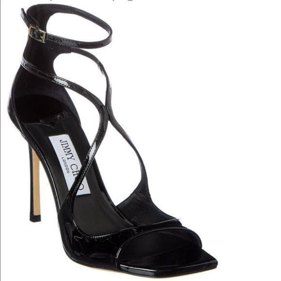 Jimmy Choo Shoes - Jimmy Choo Azia Leather Strappy Stiletto Sandals